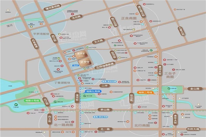 富禹金科繁梦里位置图