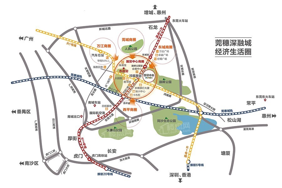 民盈·国贸中心位置图