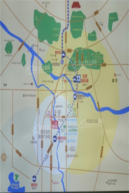 三盛国际城别墅合院位置图