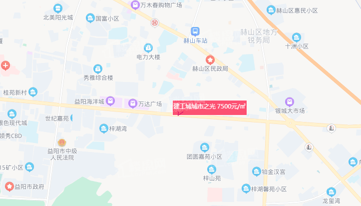 建工城城市之光位置图