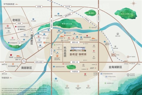新希望·锦悦城位置图