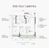 华润置地港悦城户型图_房型图_户型图大全-西安楼盘网