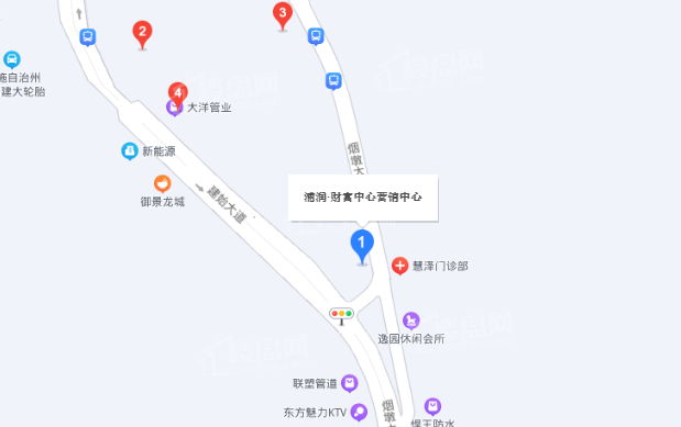 浦润·财富中心位置图
