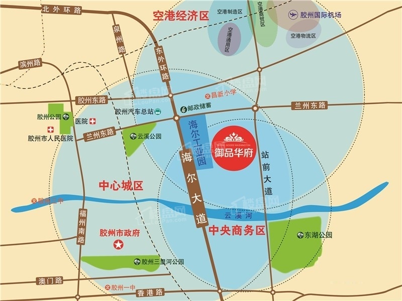 青岛房地产>青岛路>胶州市楼盘>胶州市中心楼盘>海尔产城创御品华府