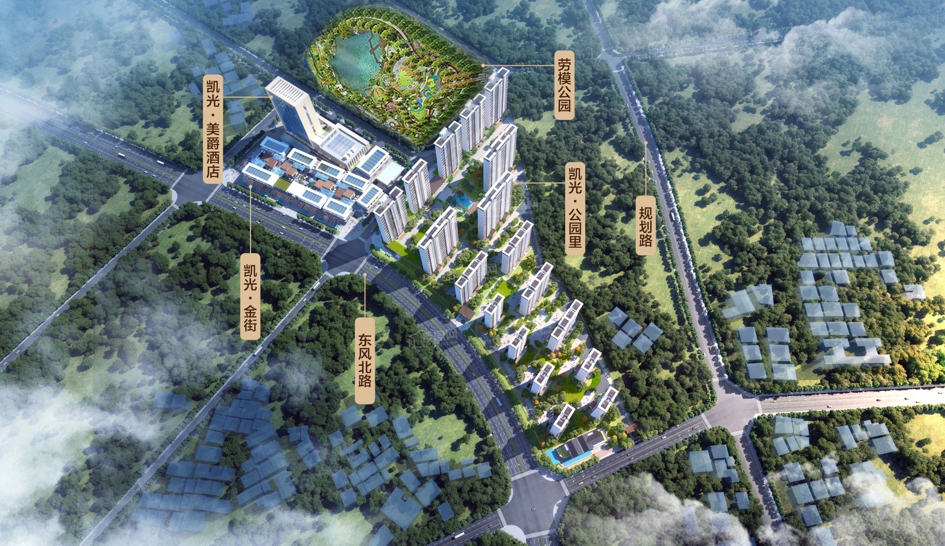 景德镇凯光公园里高清图