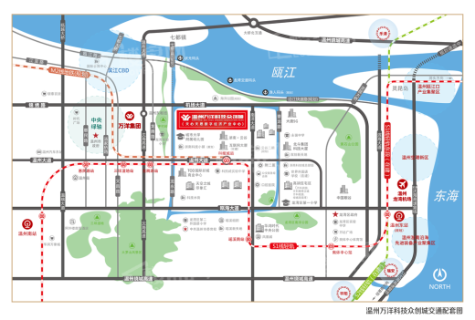 温州万洋科技众创城位置图
