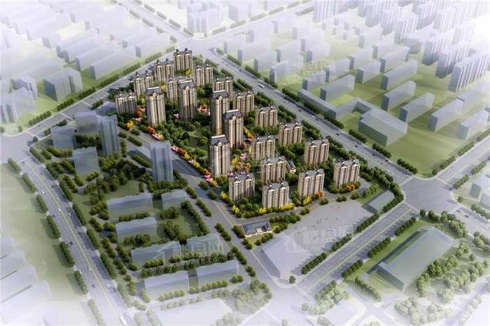 天房林里公园效果图