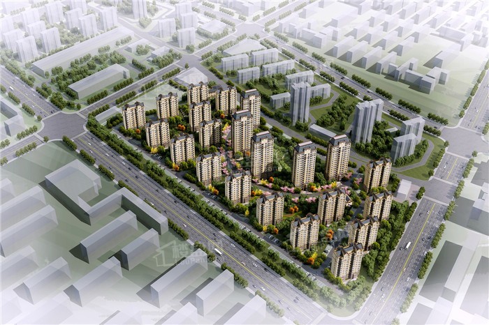 天房林里公园效果图