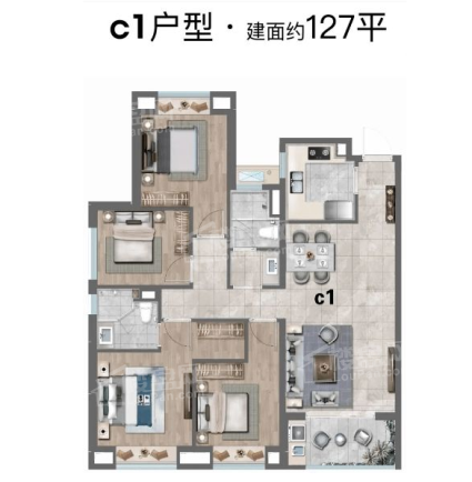 C1户型