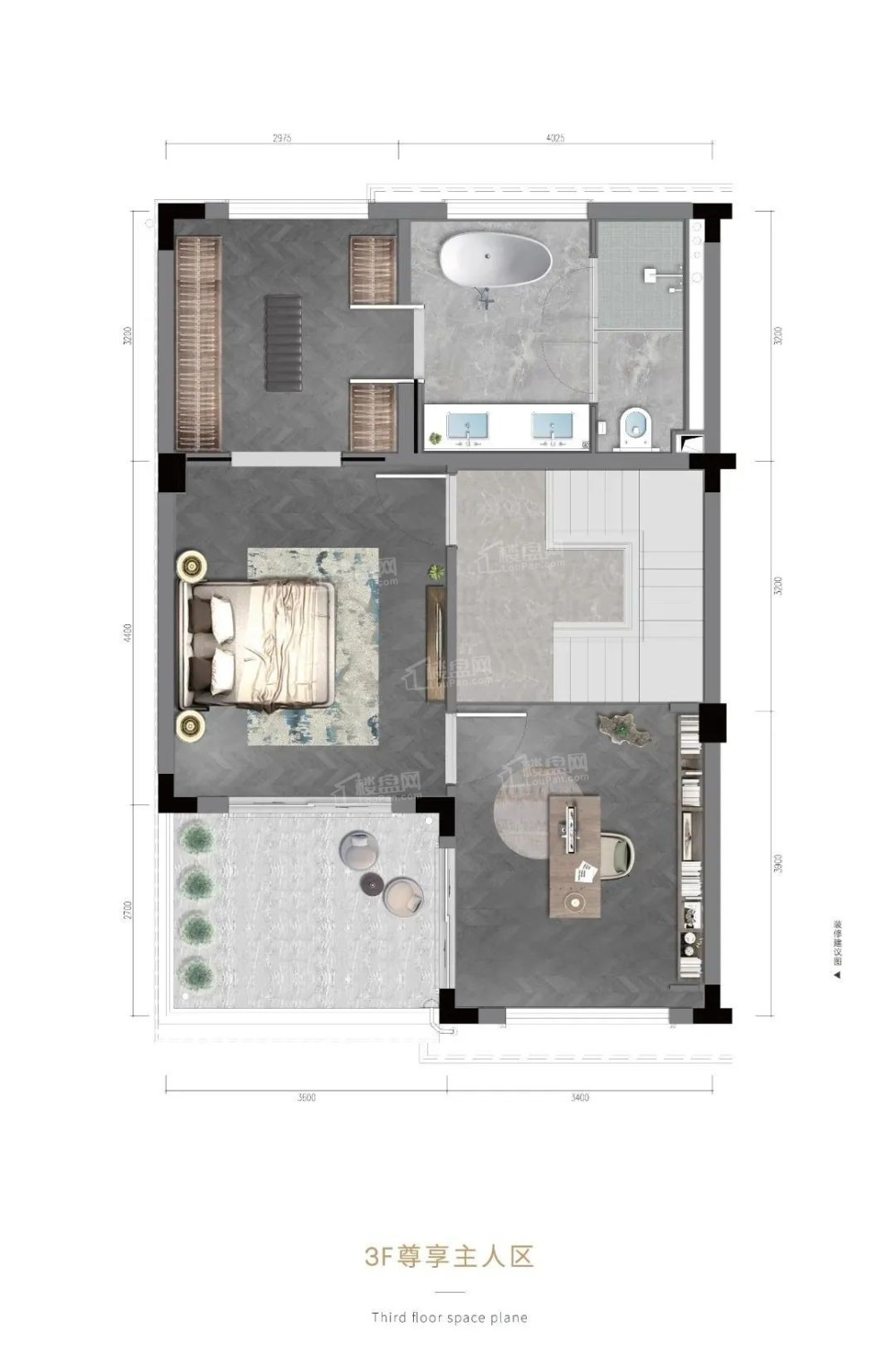 绍兴元垄城上园5室2厅4卫户型图-绍兴楼盘网