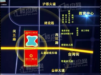 新长江·智汇城位置图