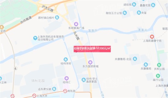 经纬学府阳光家园位置图