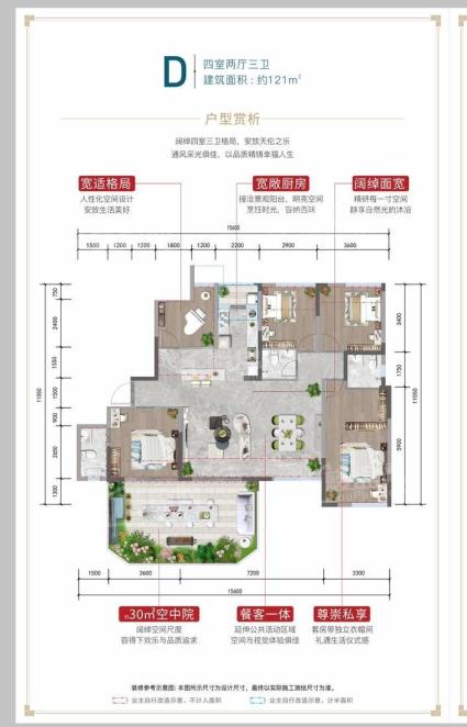 聚亿天府锦城二期D（D-1）户型