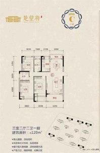 3室2厅2卫120平