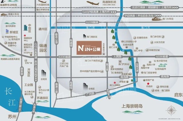 众城N+公寓位置图