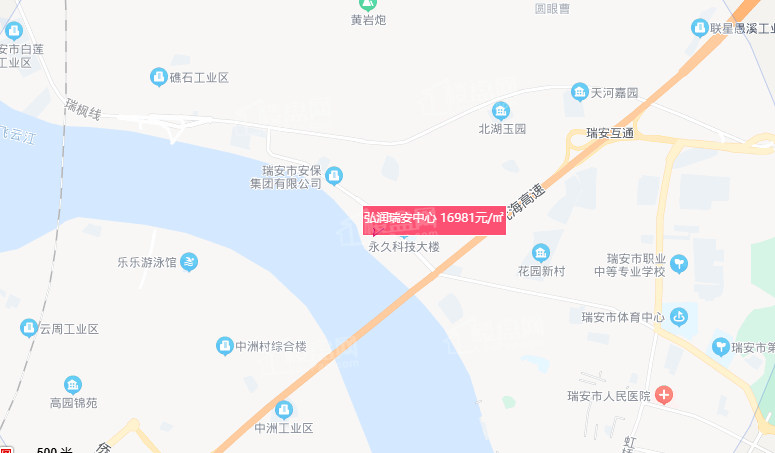 弘润·瑞安中心位置图