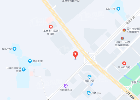 万隆东岸郦城位置图