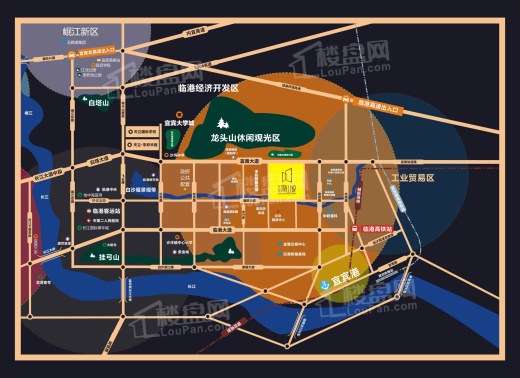 天立观山悦8位置图