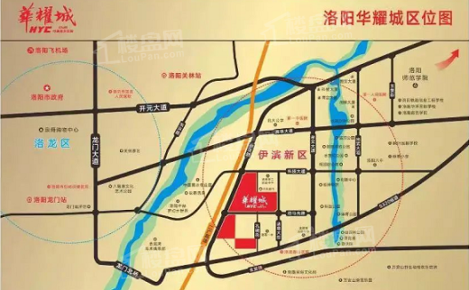 华耀城位置图