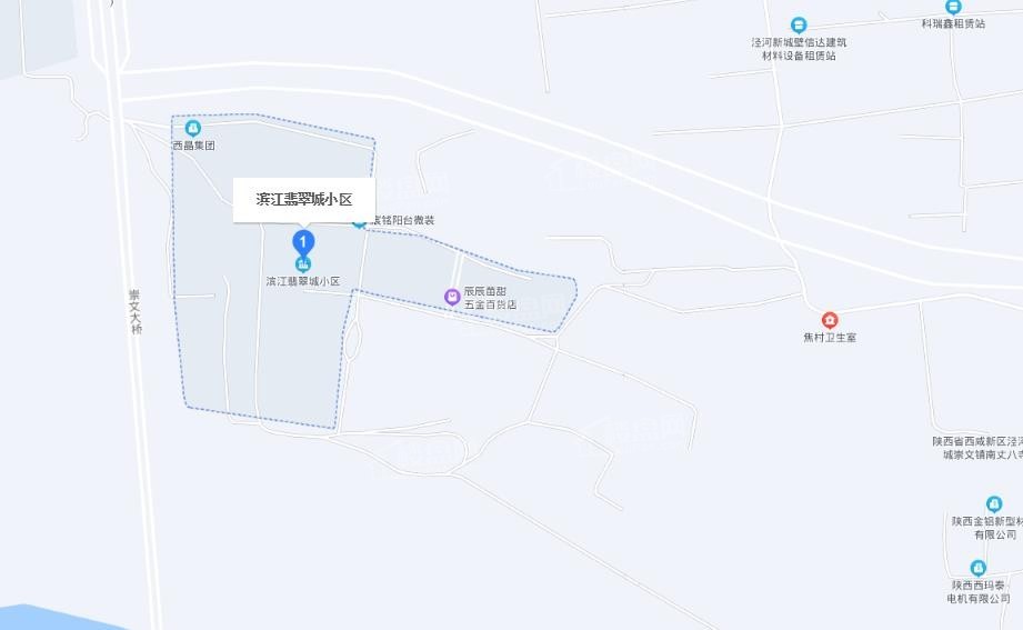 滨江翡翠城位置图