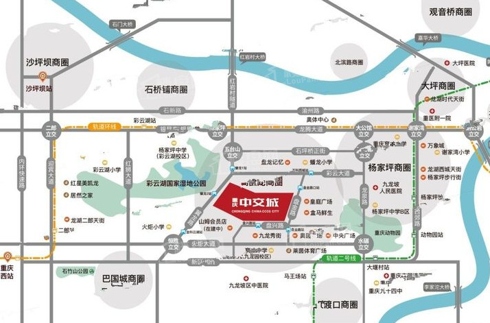 重庆中交城位置图