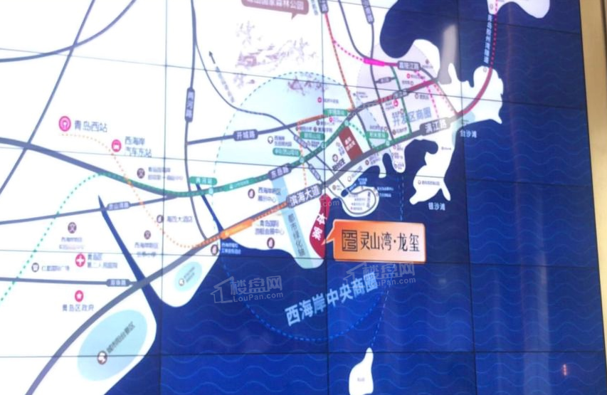 灵山湾·龙玺位置图