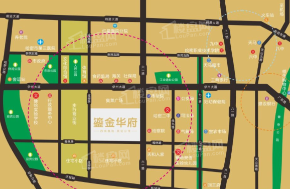 鎏金华府位置图