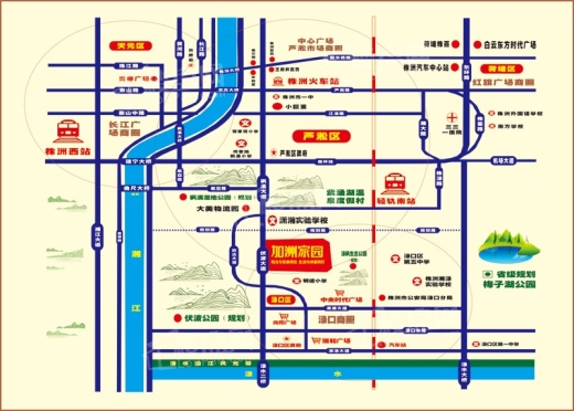 加洲家园位置图