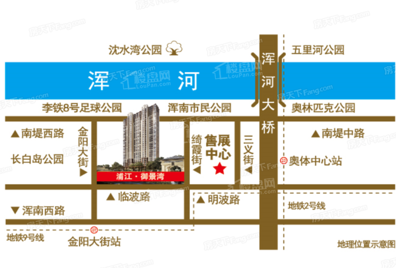 浦江御景湾∣悦景位置图