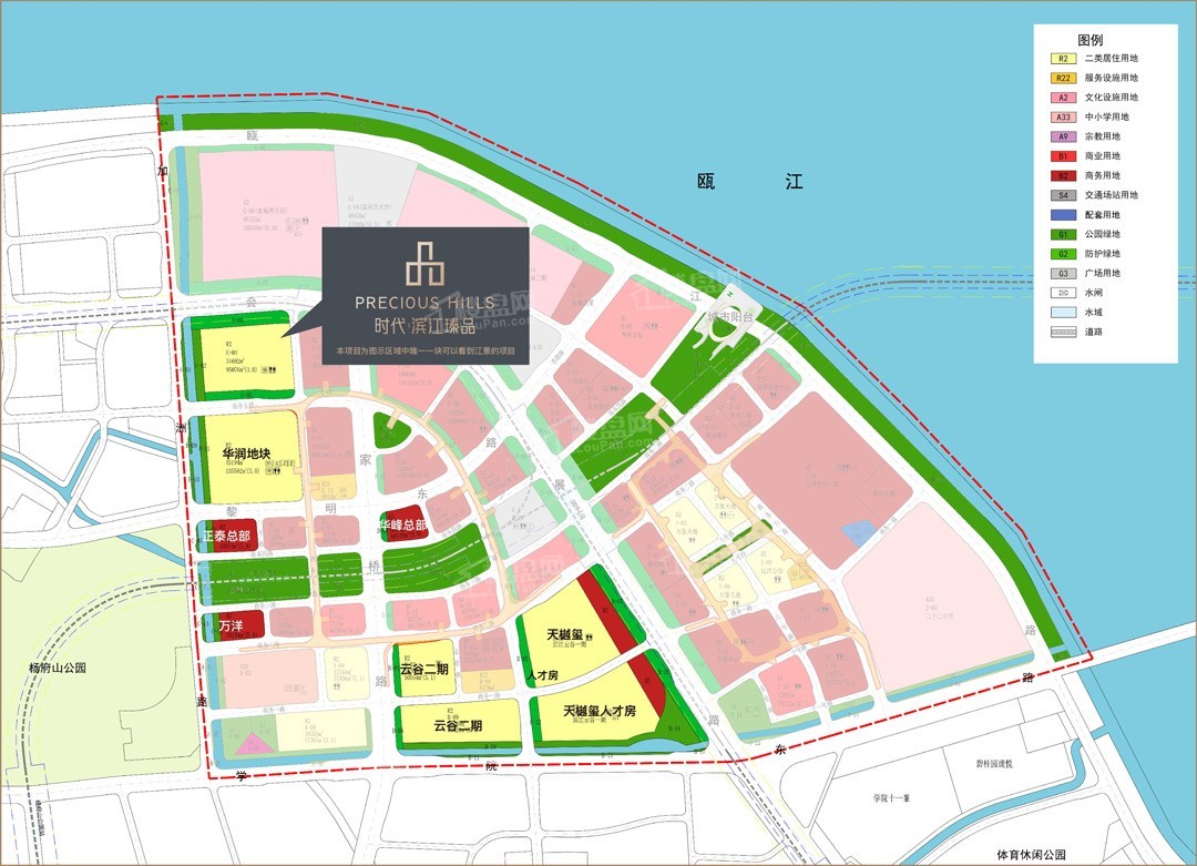 时代滨江瑧品位置图