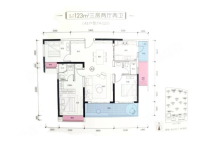 建面123.00平米