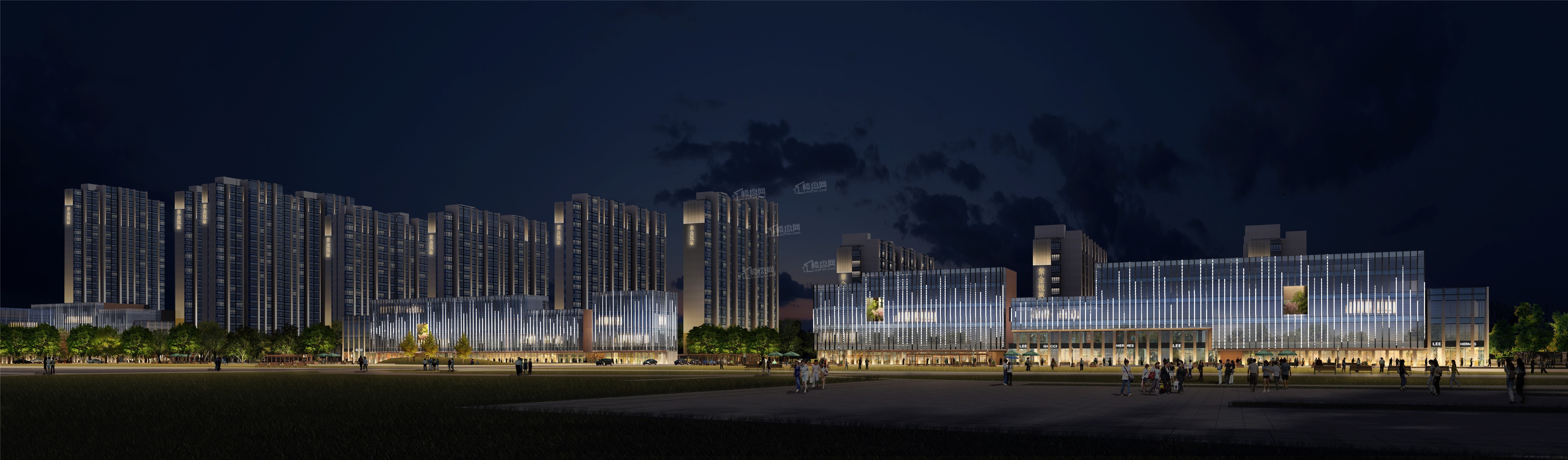 紫金悦峯侧视图