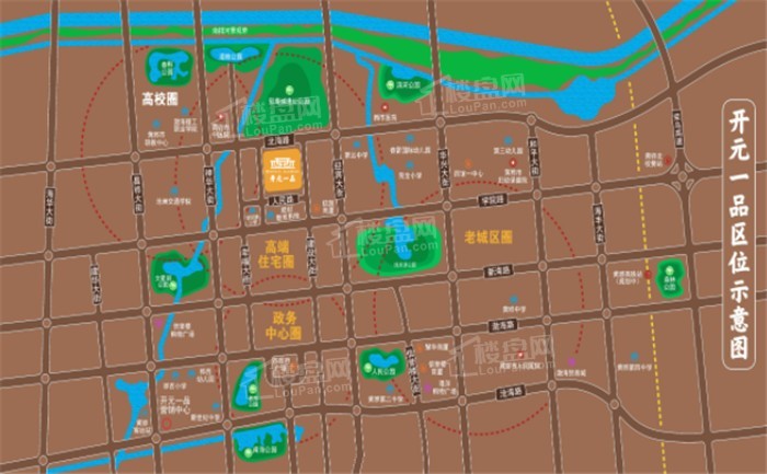 正康·开元一品位置图