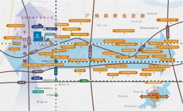 中盈国贸商业中心位置图