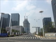 吴江绿地中心实景图