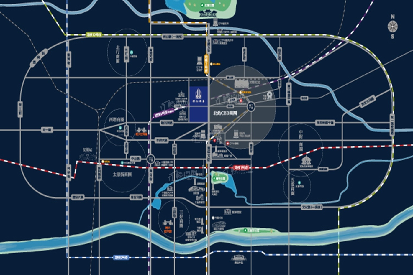 恒大帝景位置图