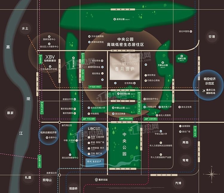 绿城春月锦庐位置图