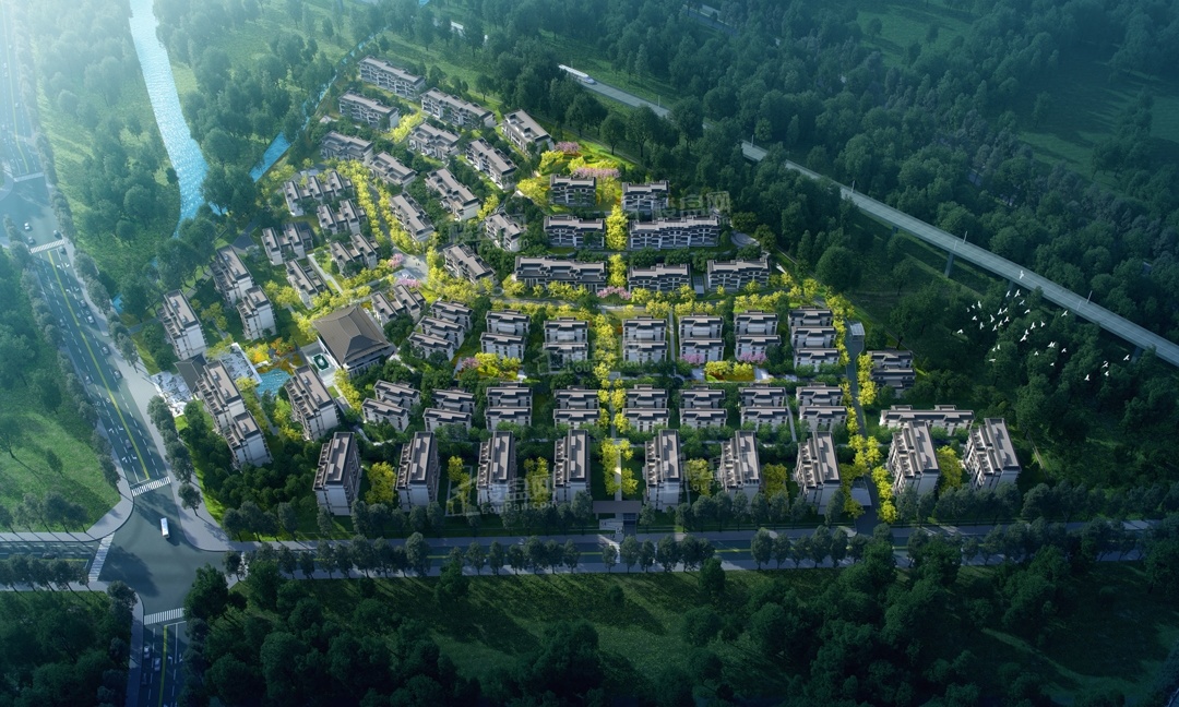 汇泰半山天玺效果图