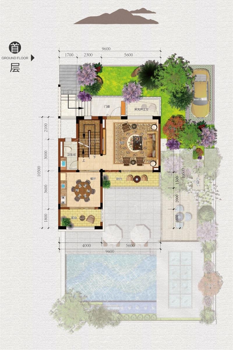 别墅M-01户型