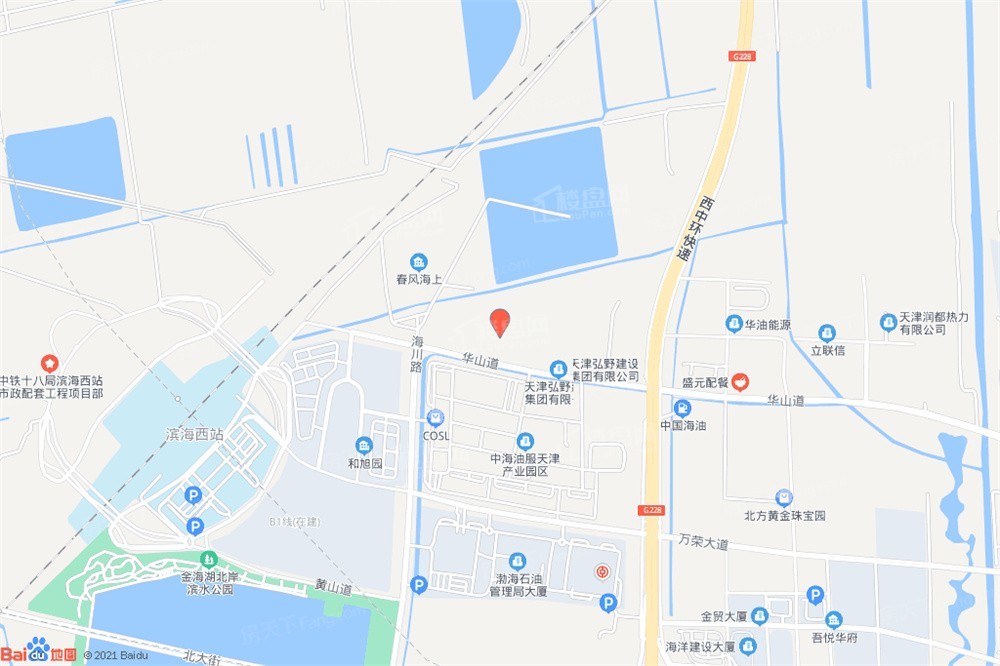 中国铁建滨海梧桐位置图