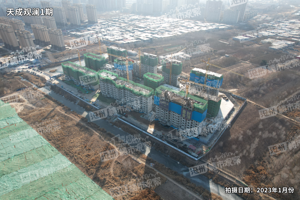天成观澜实景图