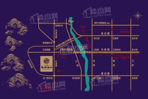 北京城建·龙樾西山位置图