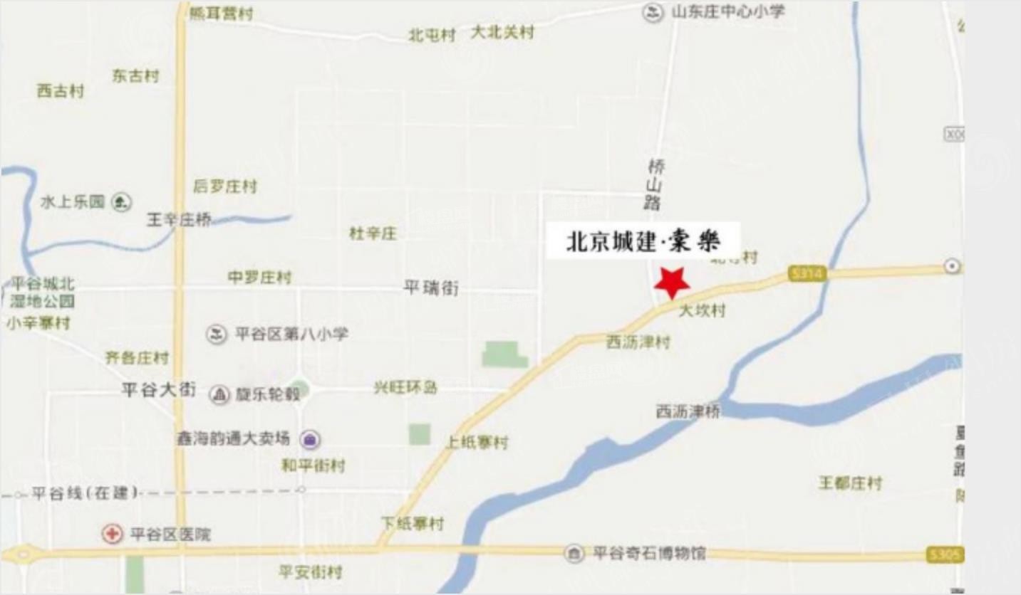北京城建·棠樂位置图