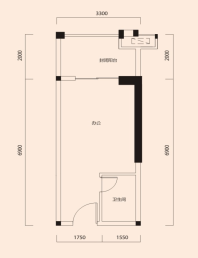 囍园户型图41㎡LOFT公寓111