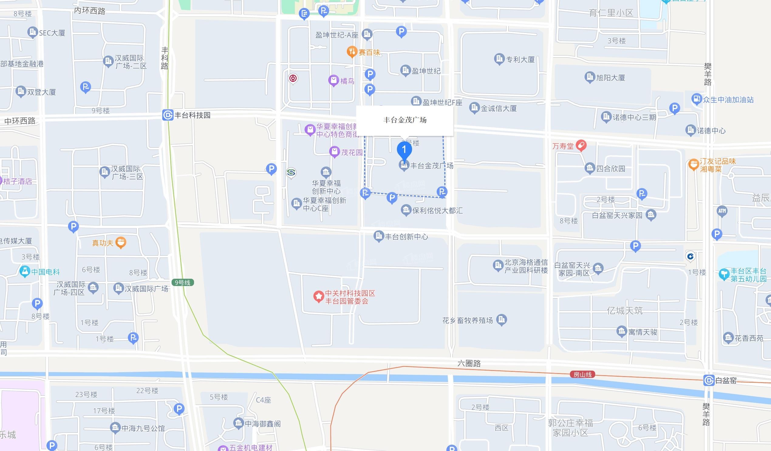 北京丰台金茂广场位置图