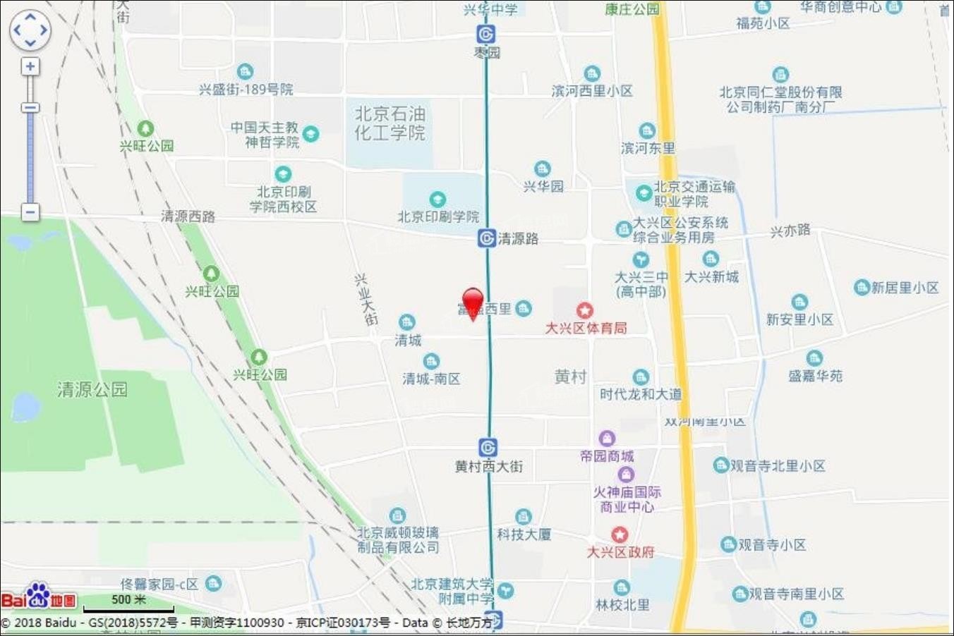清城国际中心位置图