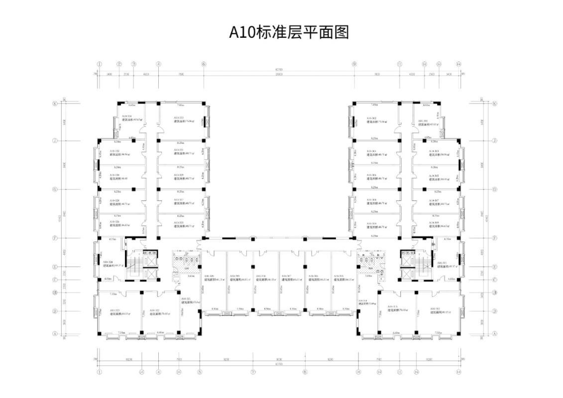 美家中心楼层平面图