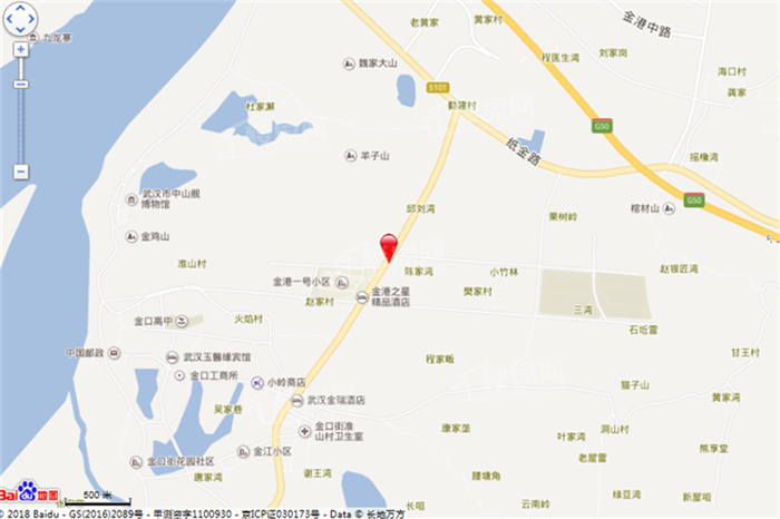 新长江香榭国际城位置图