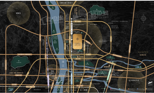 长沙北中心保利时代位置图