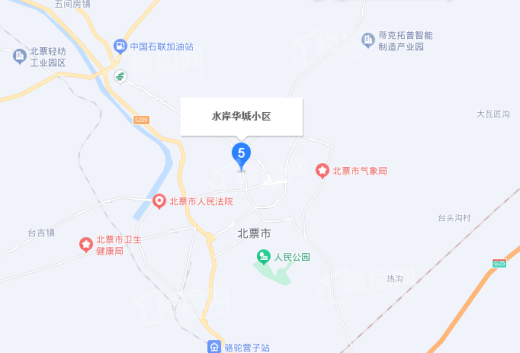 水岸华城位置图